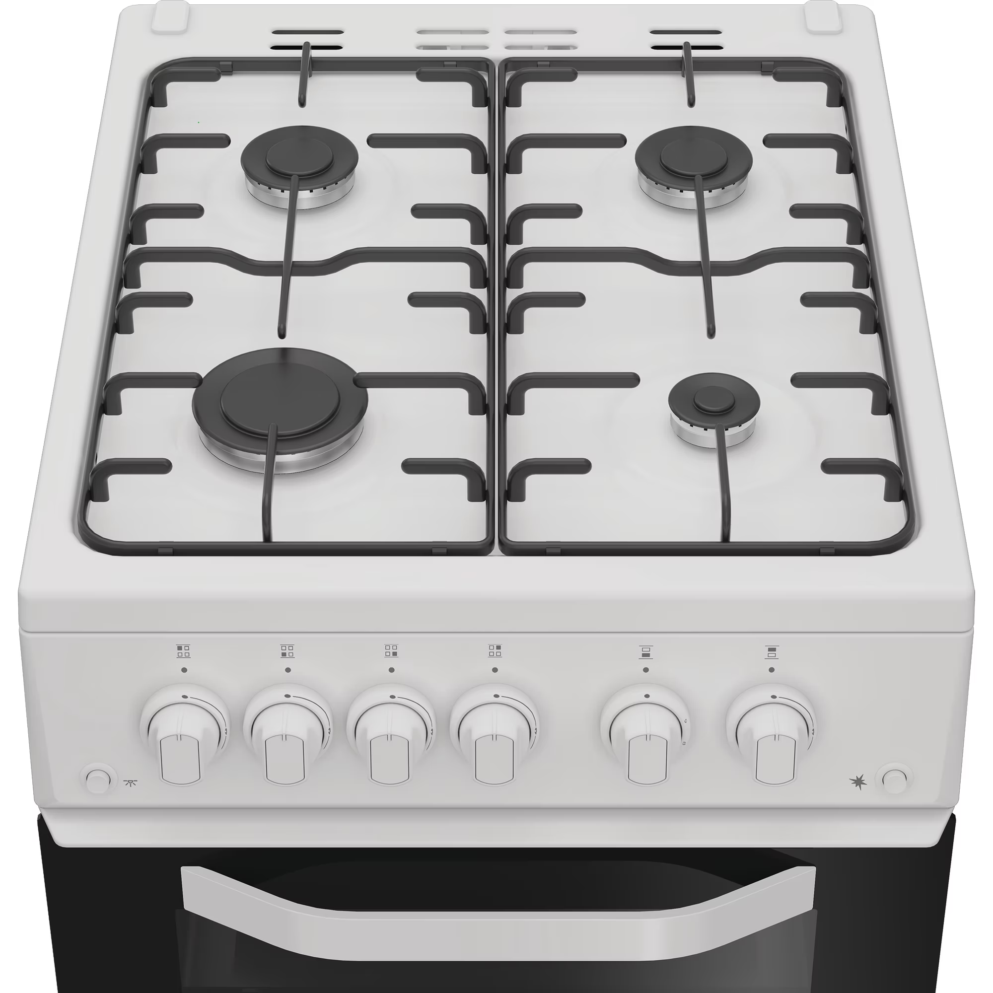 Hotpoint 50cm Gas Cooker White Twin Cavity thumbnail image