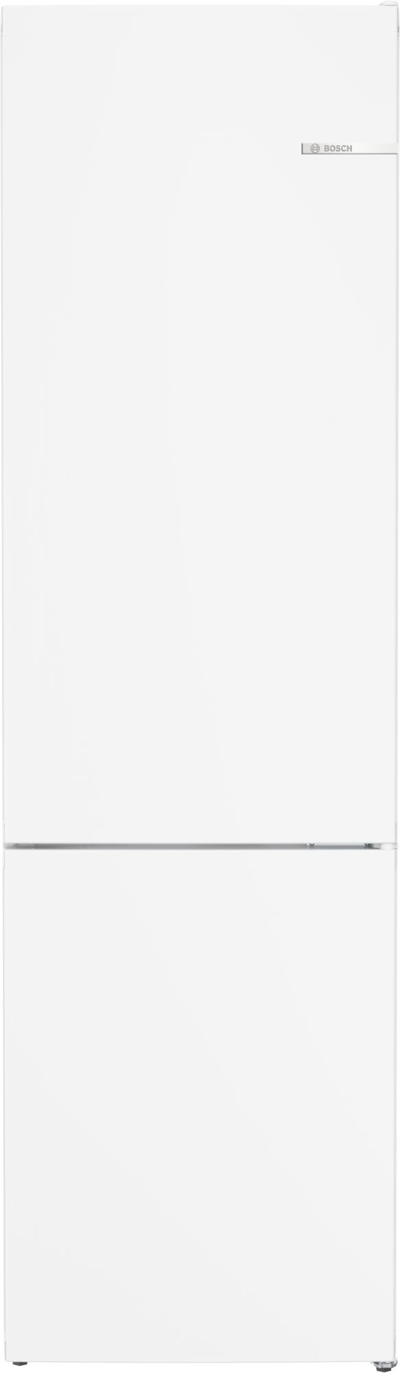 Bosch Series 4, Free-standing fridge-freezer with freezer at bottom, 203 x 60 cm, White, Total No Frost thumbnail image