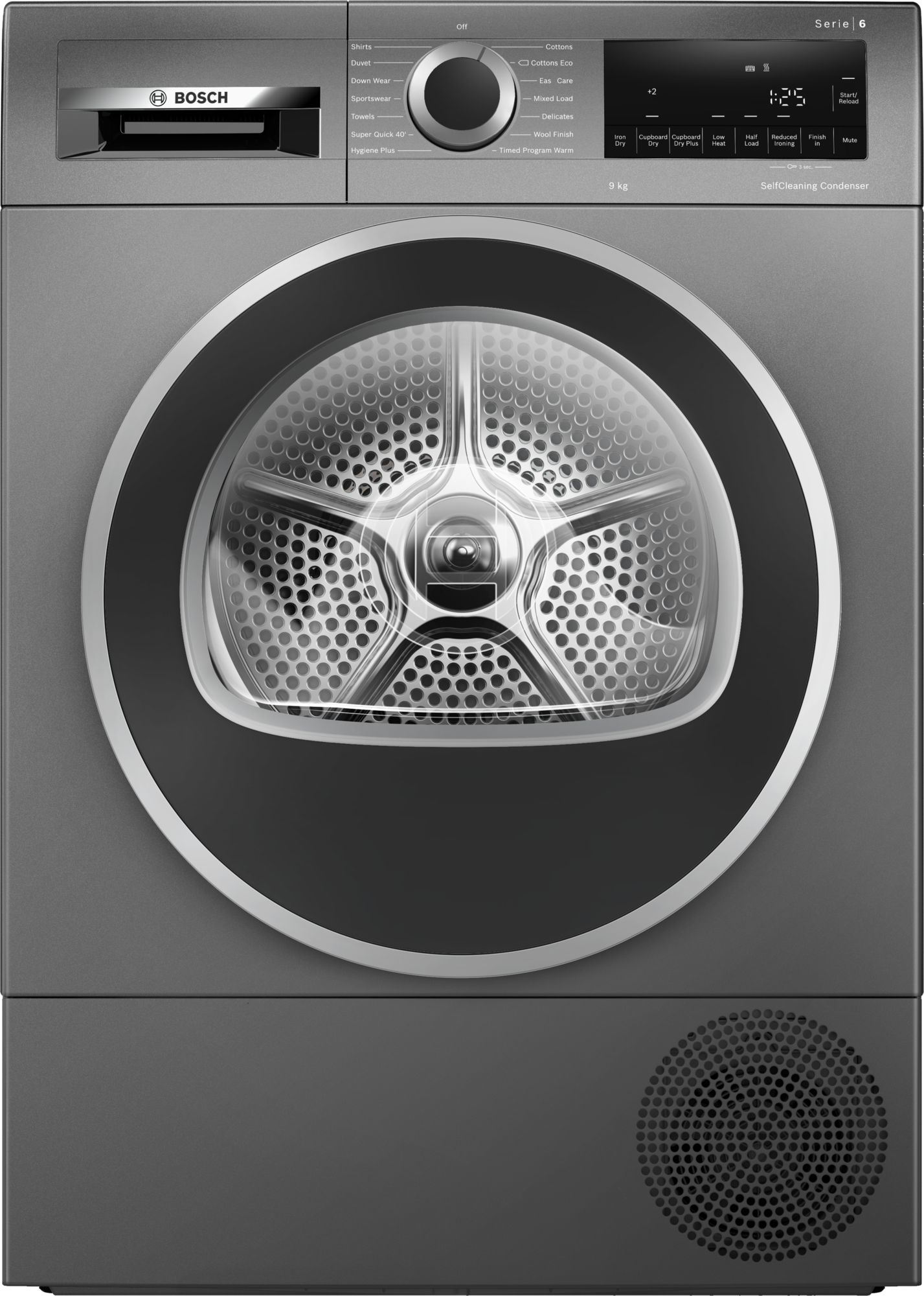 Bosch WQG245R9GB 9kg Heat Pump Tumble Dryer - Graphite thumbnail image