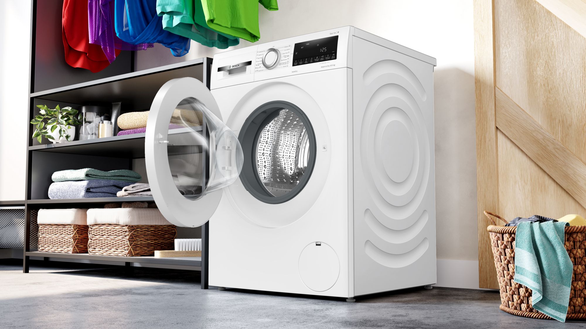 Bosch Series 4, Freestanding Washer dryer, 9/5 kg, 1400 rpm thumbnail image
