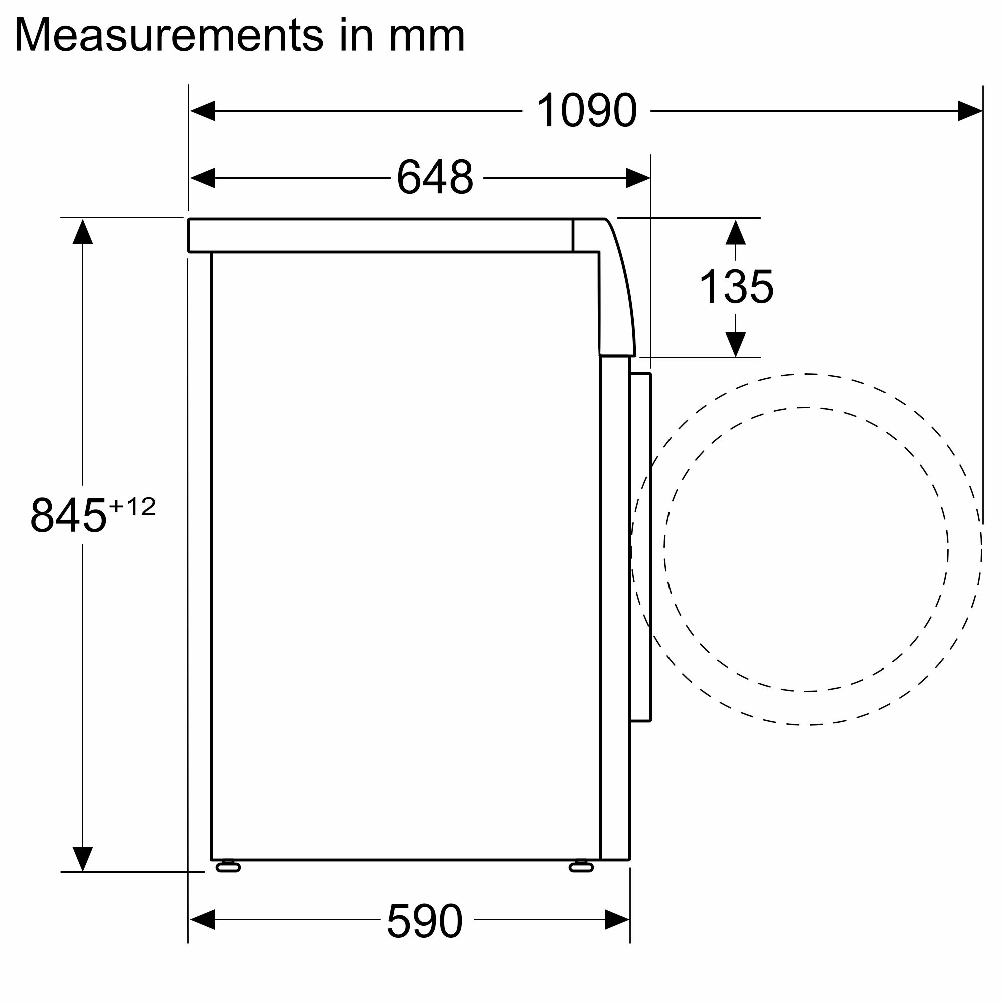 Bosch Series 8, Washing machine,11kg load, 1400 spin A-40% energy thumbnail image