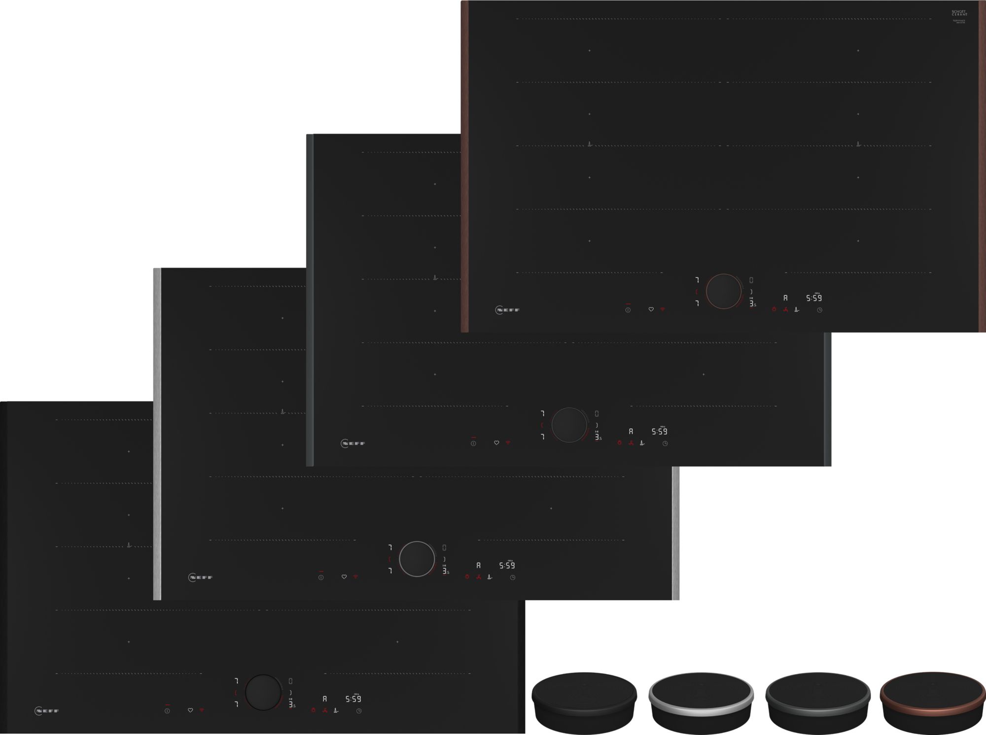 Neff 'Flex Design' N90 Induction hob, 80cm model thumbnail image