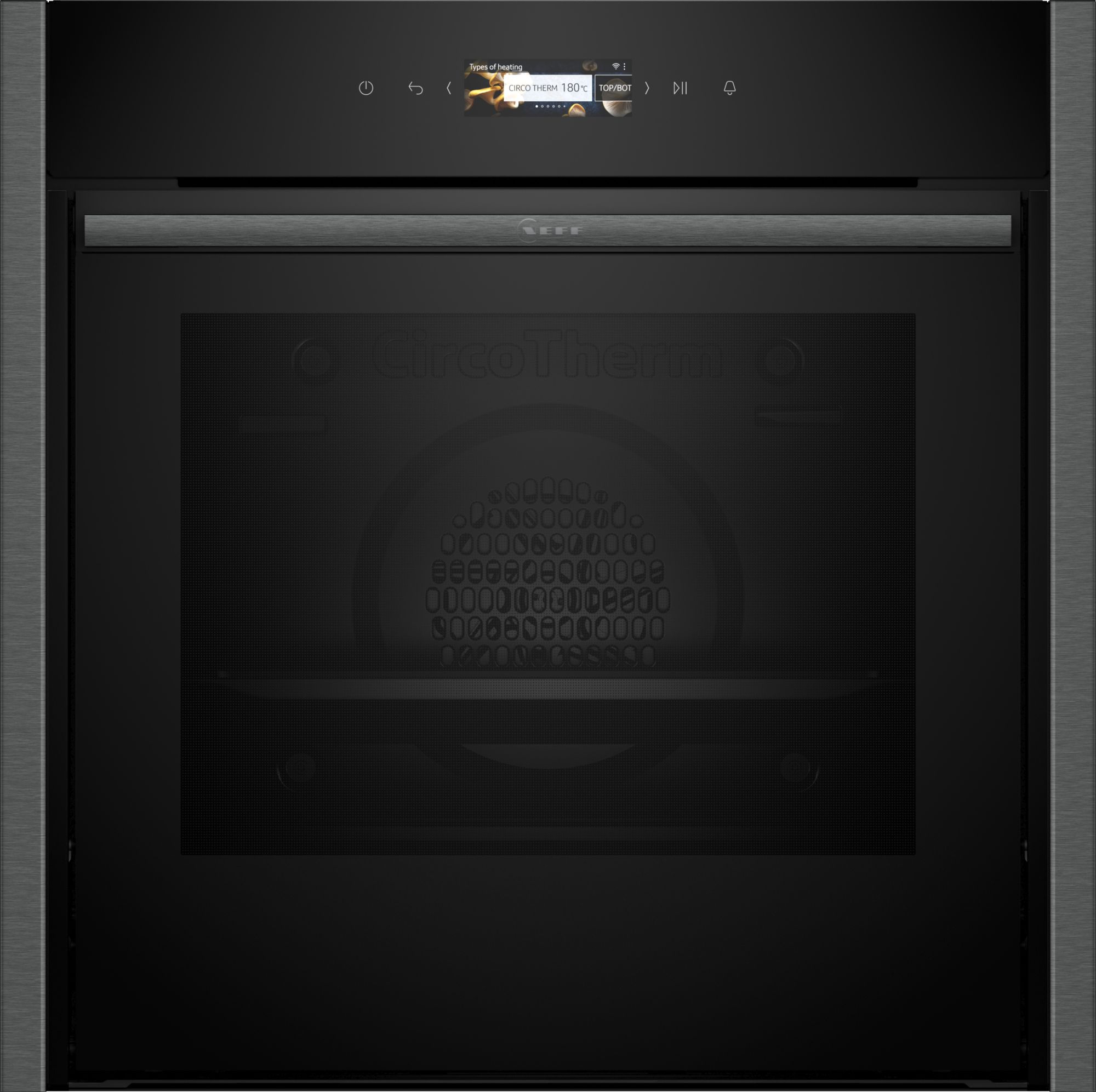 Neff N70 B54CR71G0B Slide & Hide Built-In Smart Single Oven - Graphite Grey thumbnail image