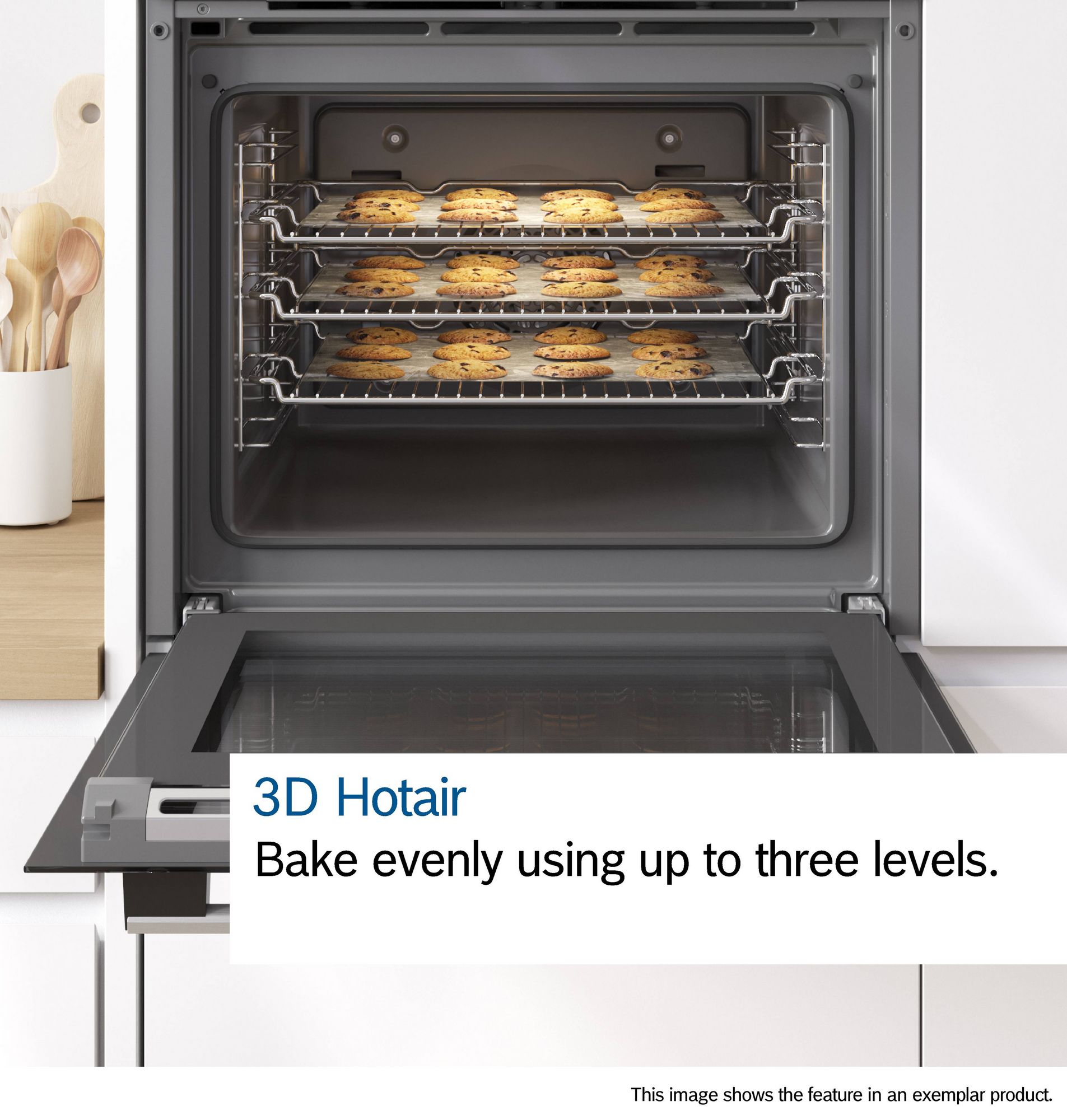 Bosch Series 4 HQA534BW3B Built In Electric Oven, White thumbnail image