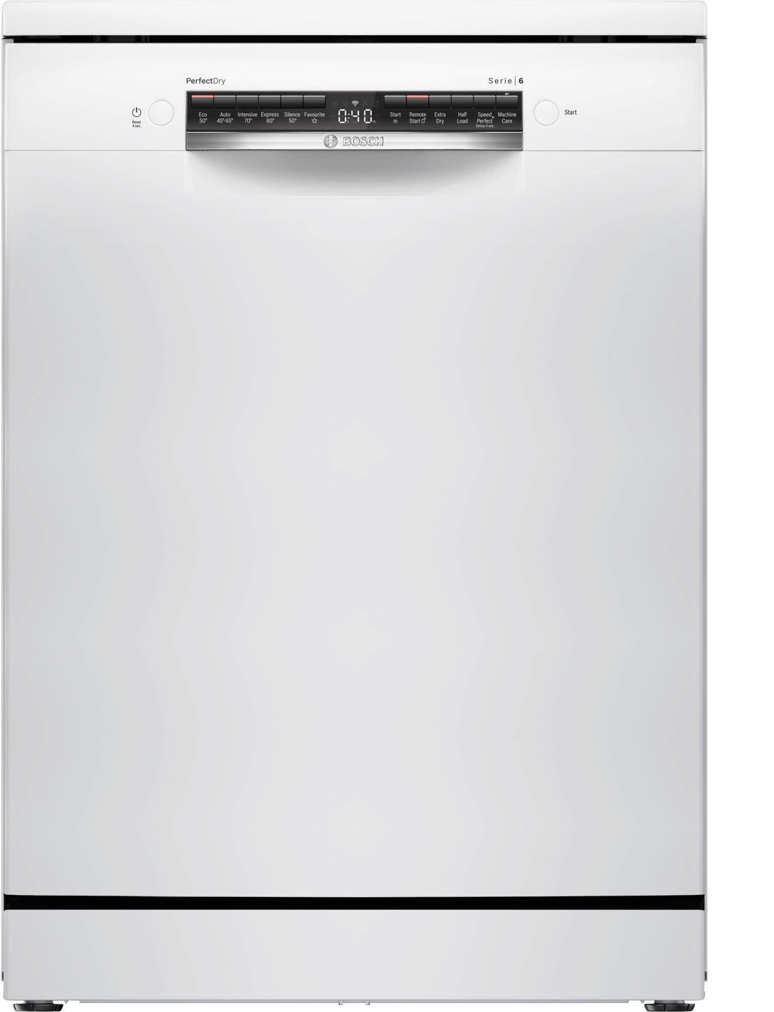Bosch Series 6, Free-standing dishwasher, 60 cm, White, Perfect Dry Technology thumbnail image