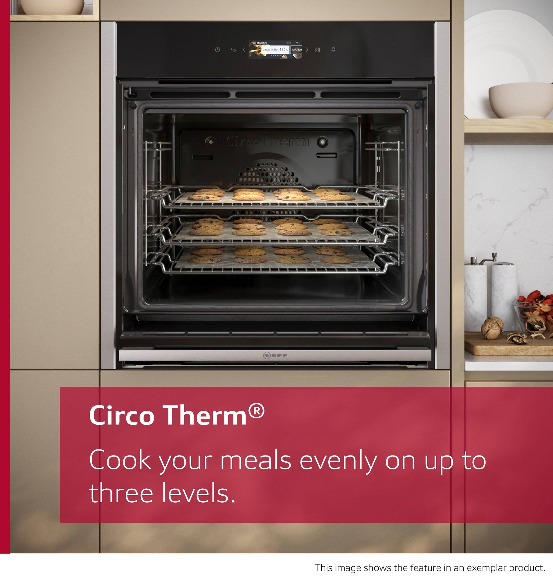 Neff N70 B54CR71G0B Slide & Hide Built-In Smart Single Oven - Graphite Grey thumbnail image