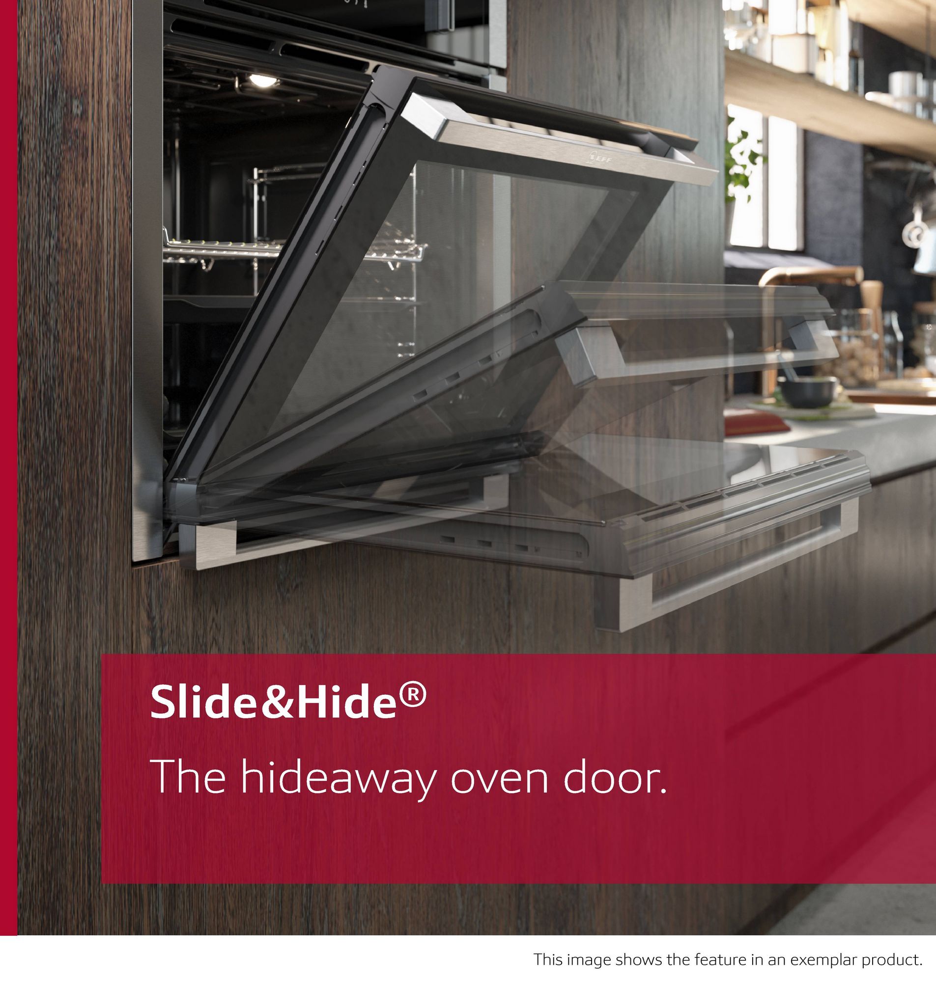 Neff 'N50' B3ACE4AN3B Slide & Hide Built-In Single Oven - Stainless Steel thumbnail image
