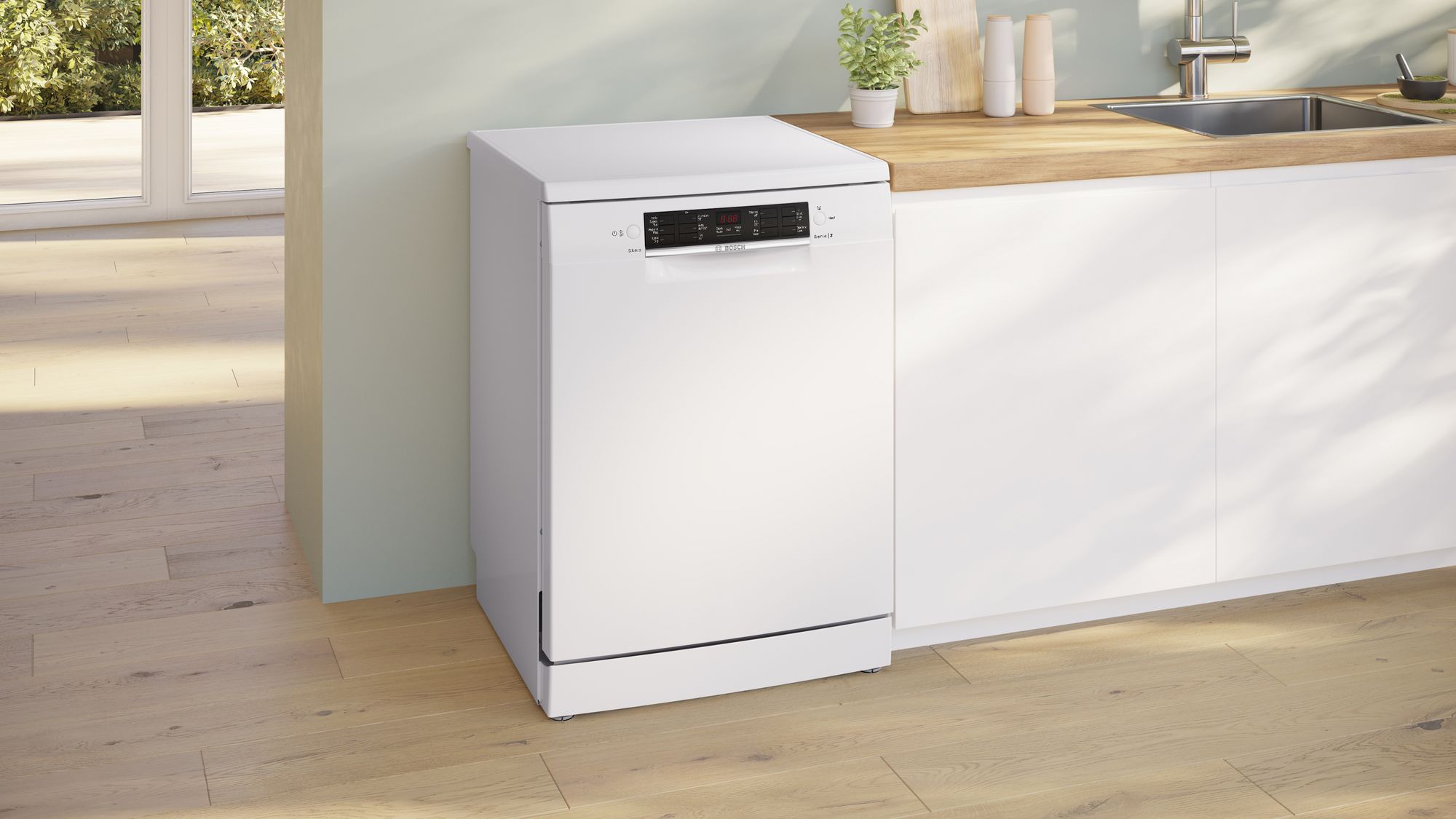 Bosch Full Size Dishwasher 60cm White thumbnail image