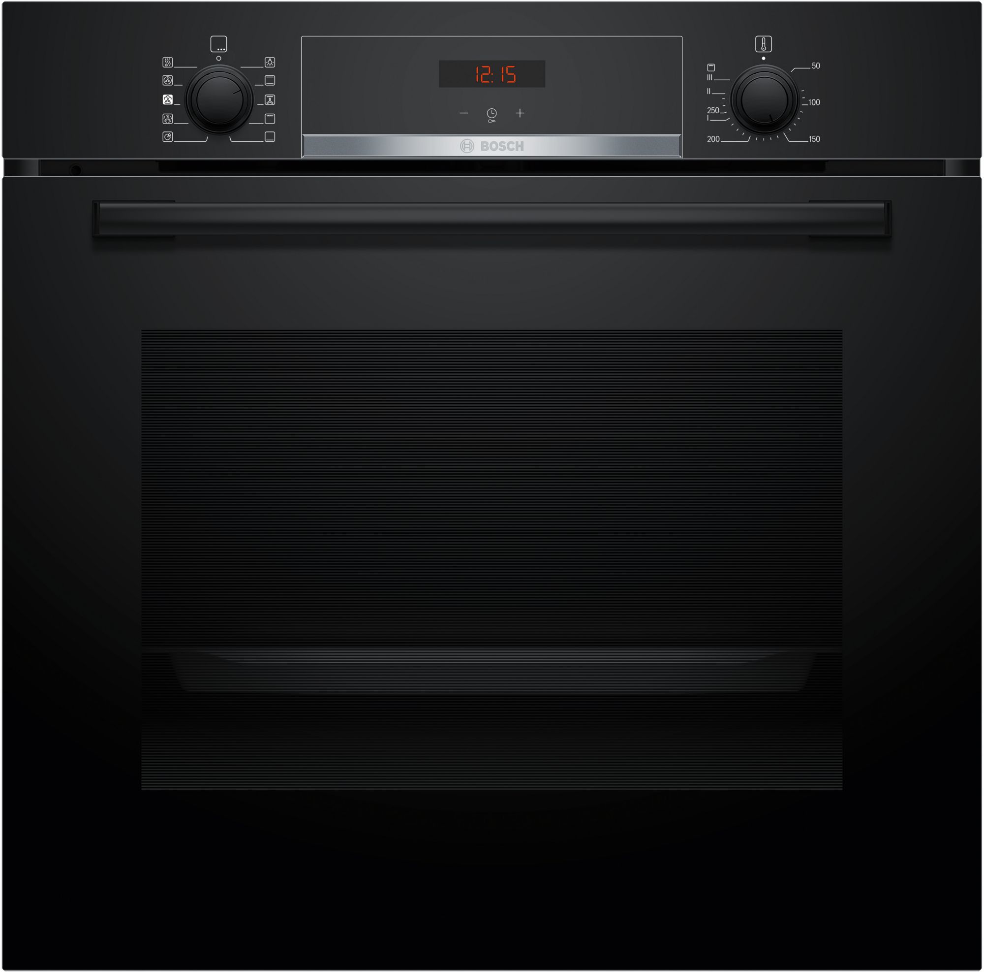 Bosch Series 4, Built-in oven with added steam function, 60 x 60 cm, Black thumbnail image
