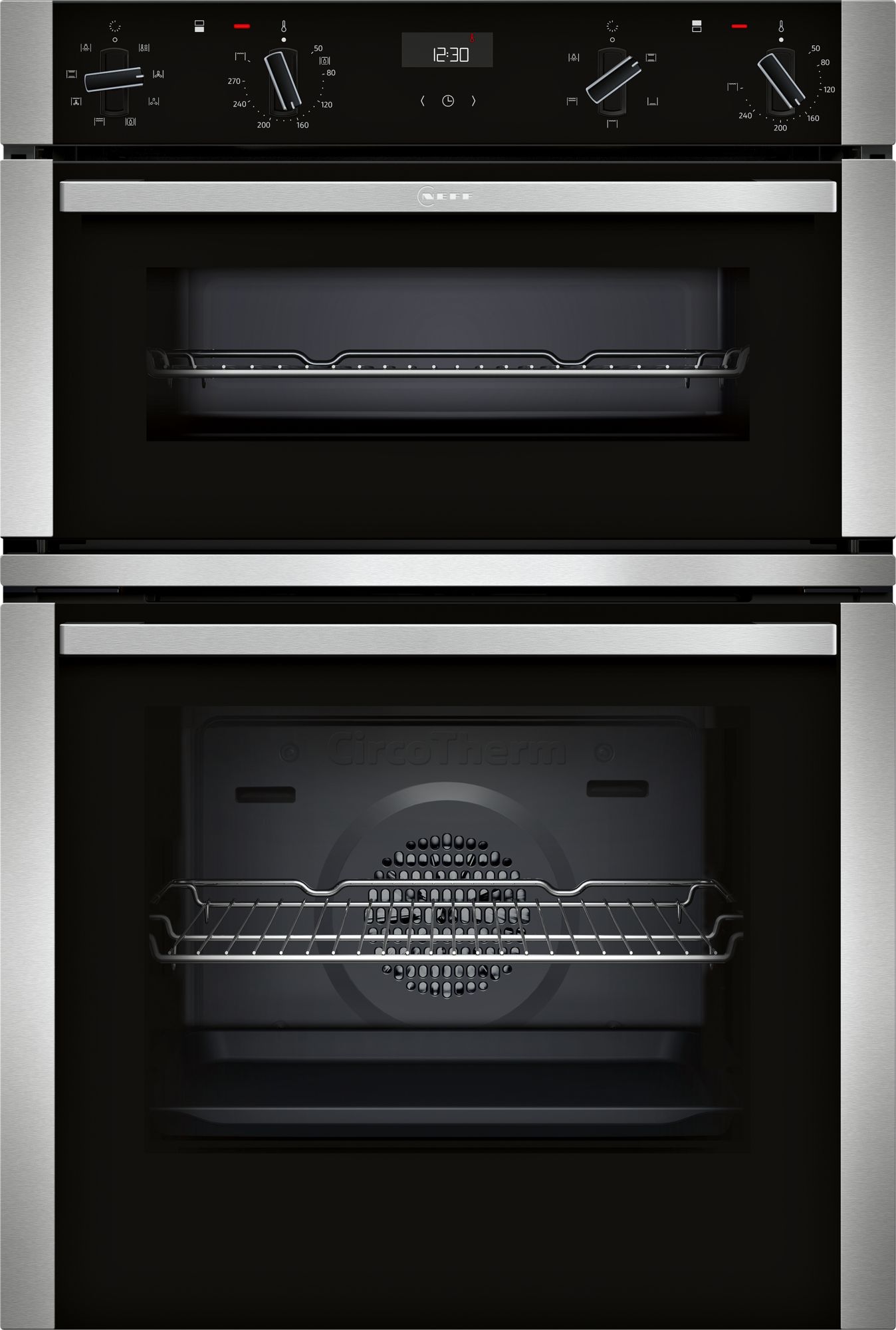 Neff N50 U1ACE2AN3B Built-In Double Oven - Stainless Steel thumbnail image