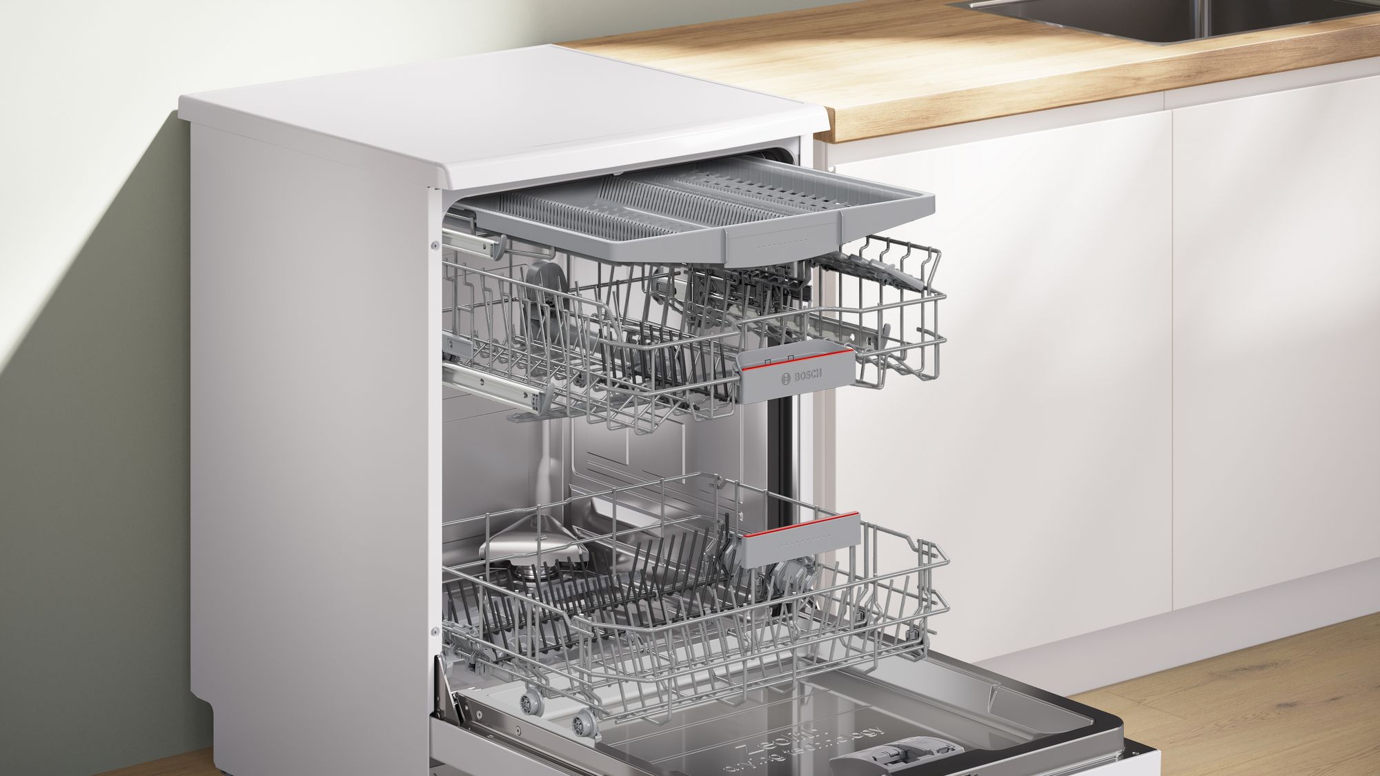Bosch Series 6, Free-standing dishwasher, 60 cm, White, Perfect Dry Technology thumbnail image