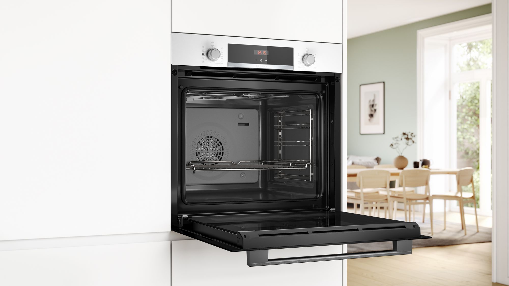 Bosch Series 4 HQA534BW3B Built In Electric Oven, White thumbnail image