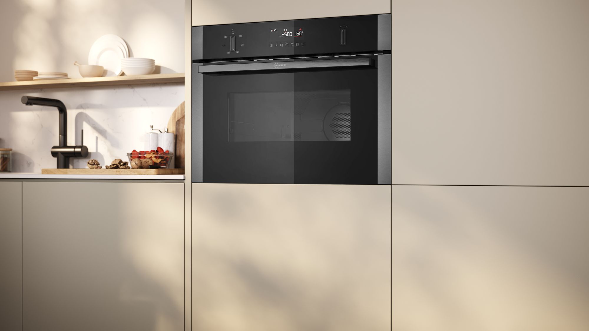 Neff C1AMG84G1B N50 900W Built-In Combi Microwave Oven - Graphite thumbnail image