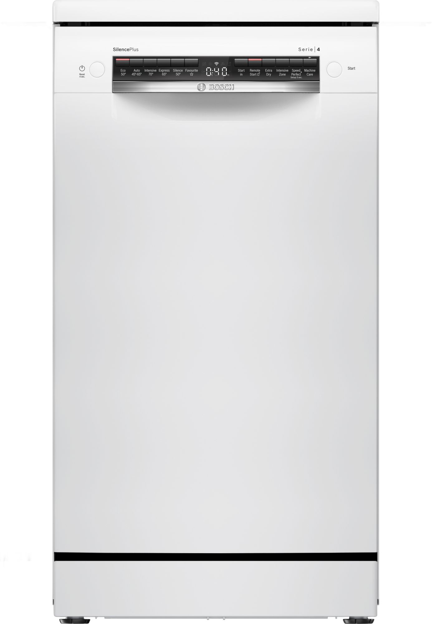 Bosch Series 4, Free-standing dishwasher, 45 cm, White thumbnail image