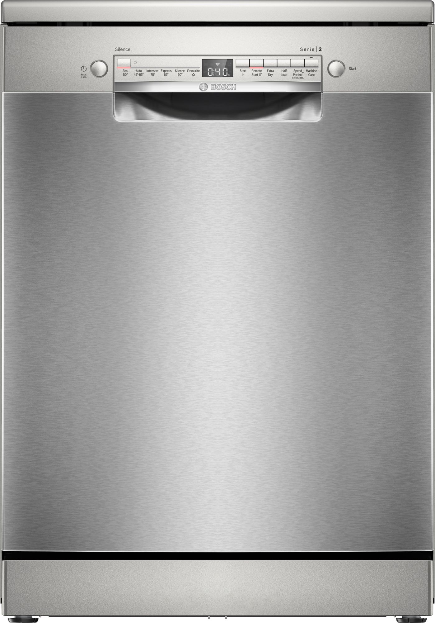 Bosch Series 2, Free-standing dishwasher, 60 cm, Brushed steel anti-fingerprint thumbnail image