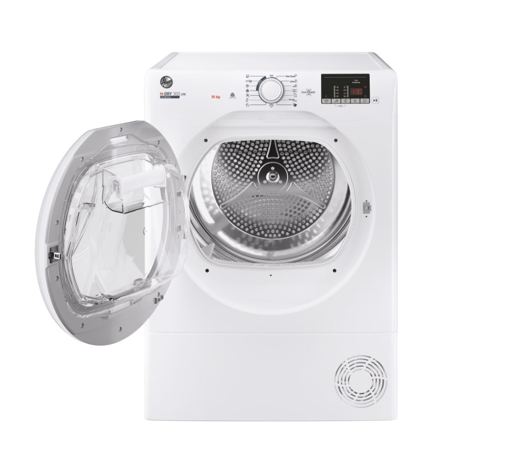 Hoover HLE C10DE-80 H-Dry 300 10kg Condenser Tumble Dryer - White thumbnail image