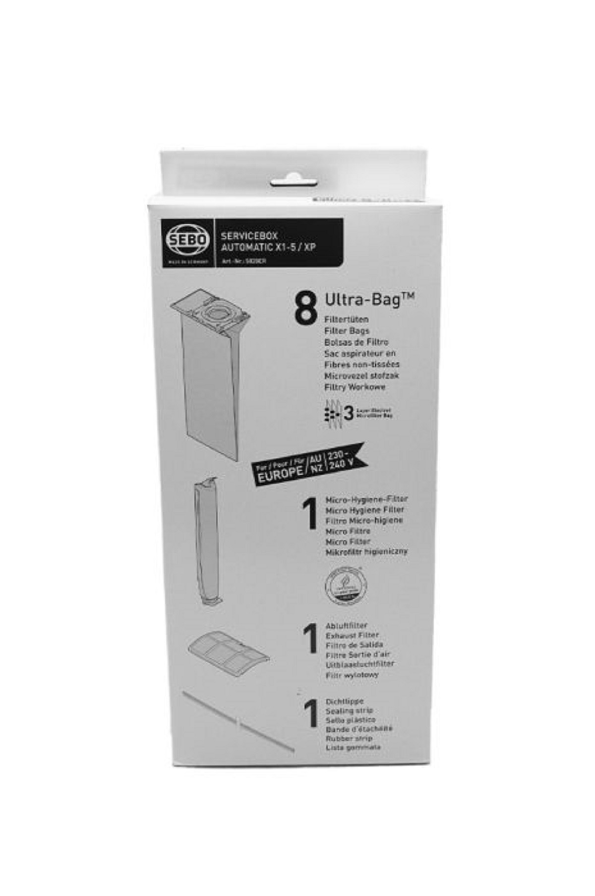 Sebo 5828ER Automatic X1/X4/X5 Service Box (was 5094er) thumbnail image