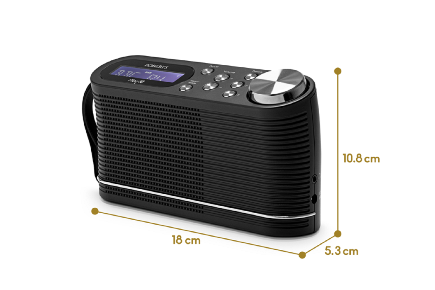 Roberts 'Play 10' DAB / FM Portable Radio  thumbnail image