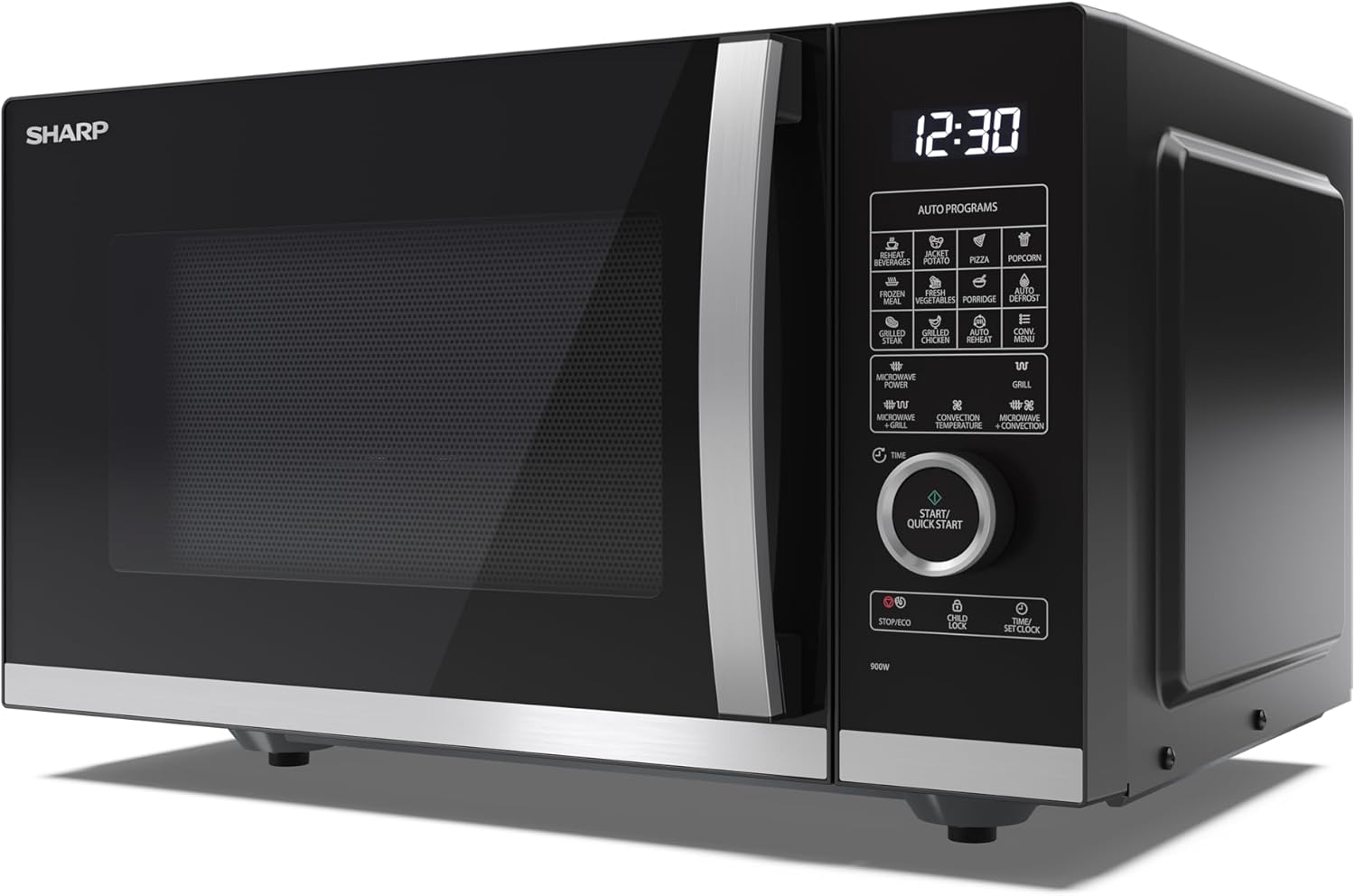 SHARP YC-QC254AU-B Combination Microwave - Black thumbnail image