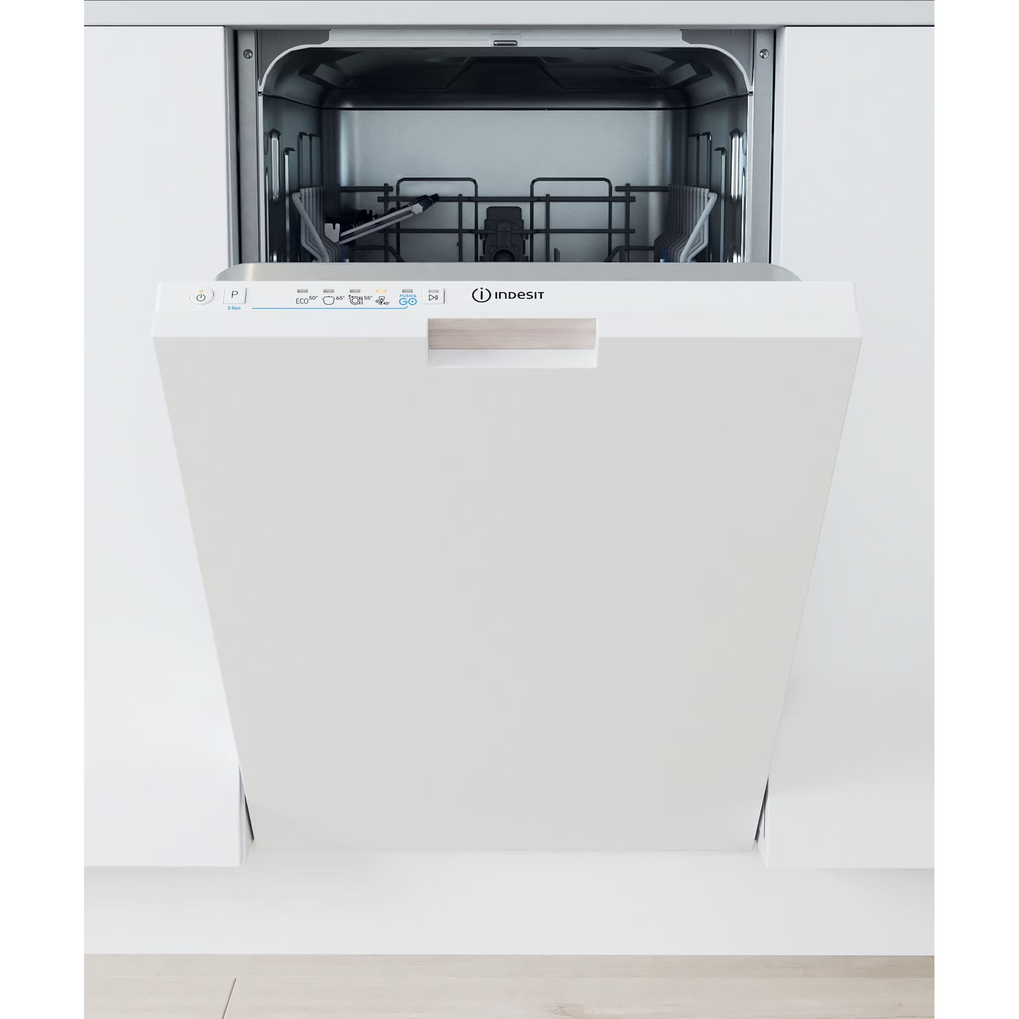 Indesit Built-in Slimline Dishwasher 10 Place Setting 45cm wide thumbnail image