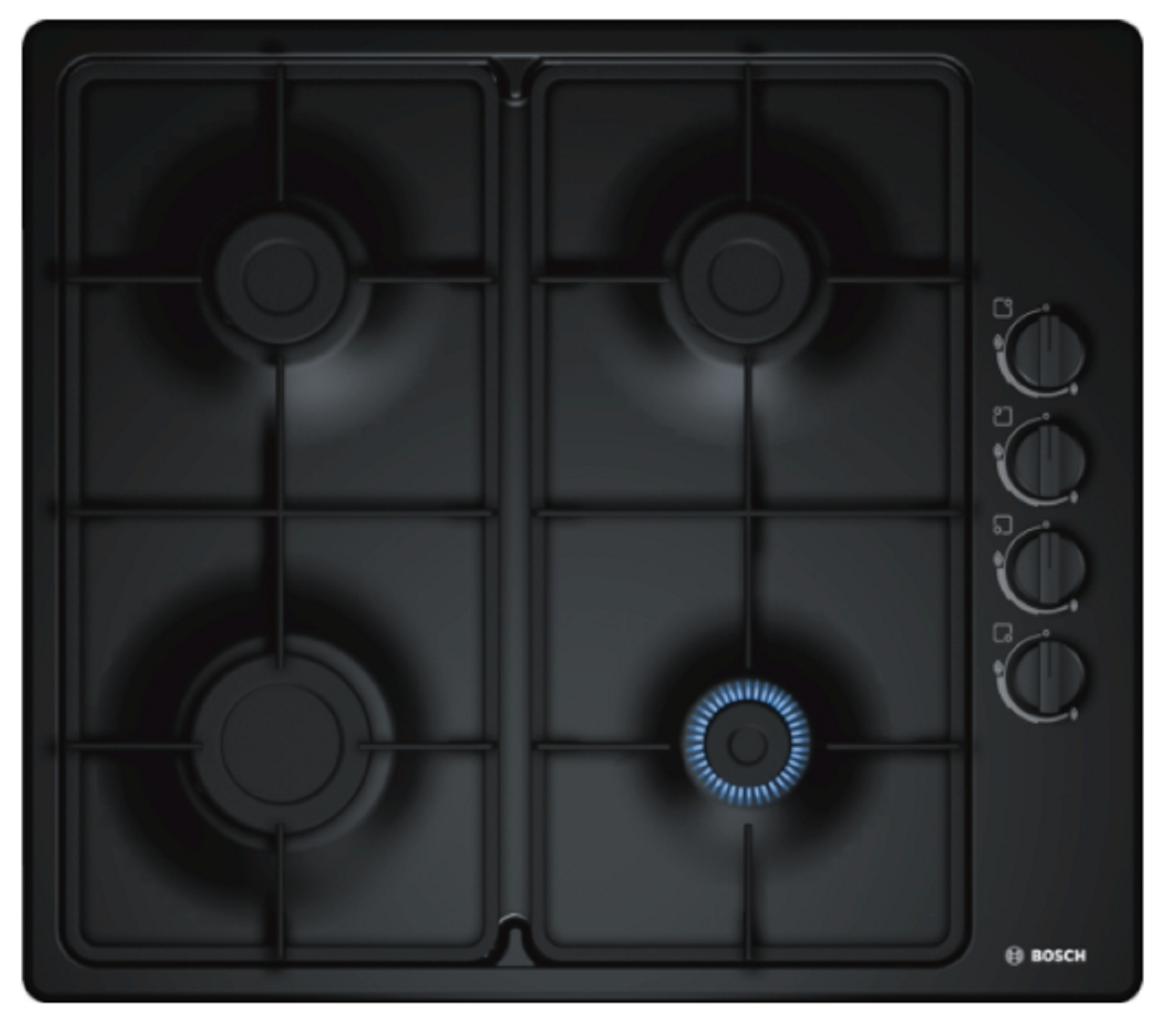 Bosch Series 2 Gas Hob 60cm Black thumbnail image