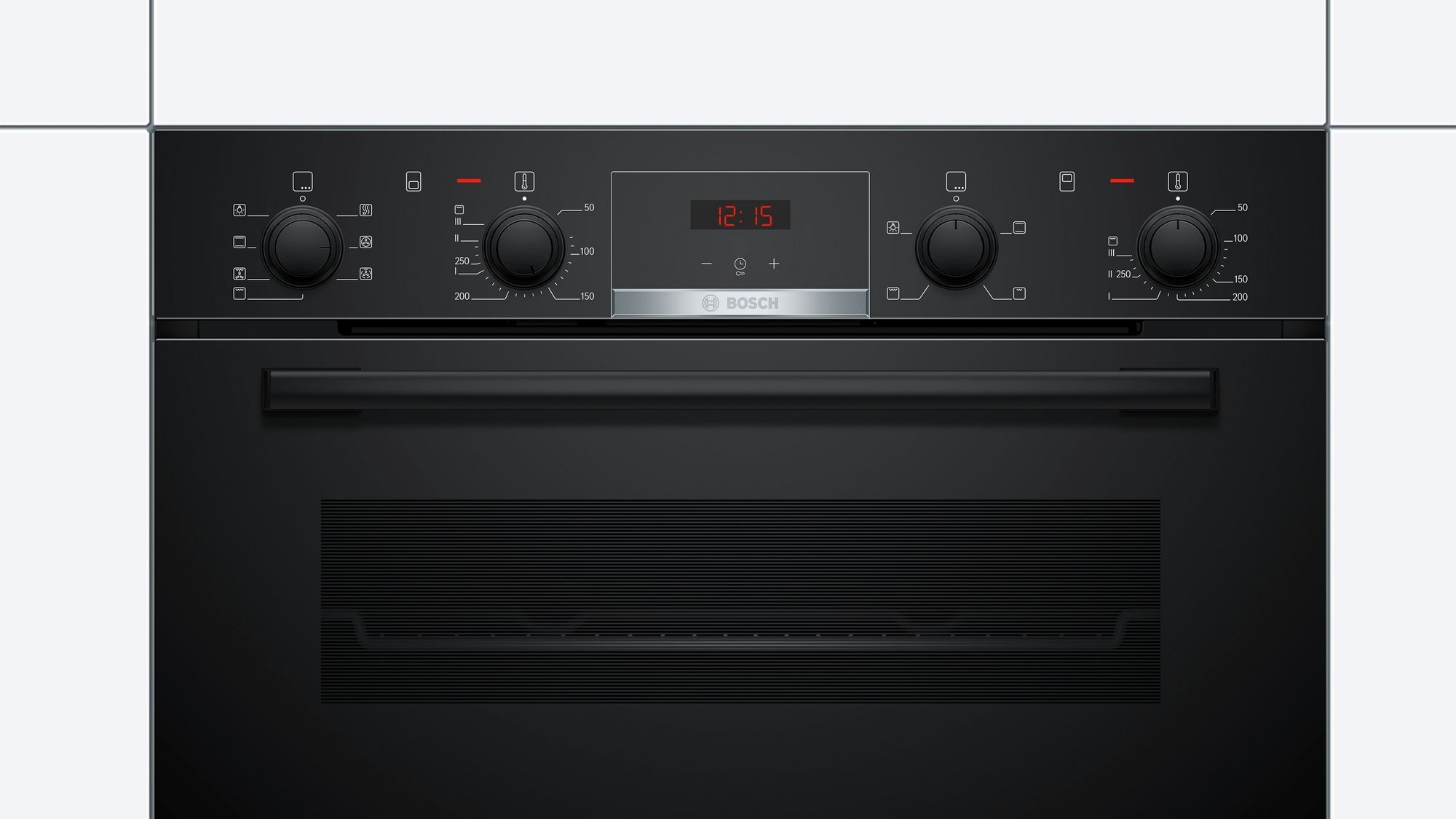 Bosch Series 4, Built-in double oven, Black thumbnail image