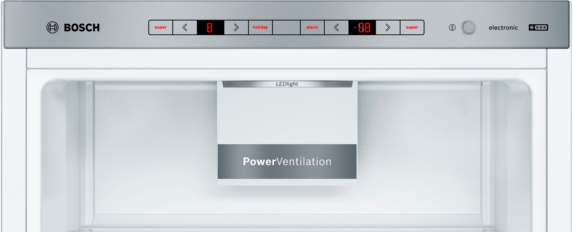 Bosch Series 6 Fridge Freezer 201cm x 70cm Low Frost Model - White -  thumbnail image