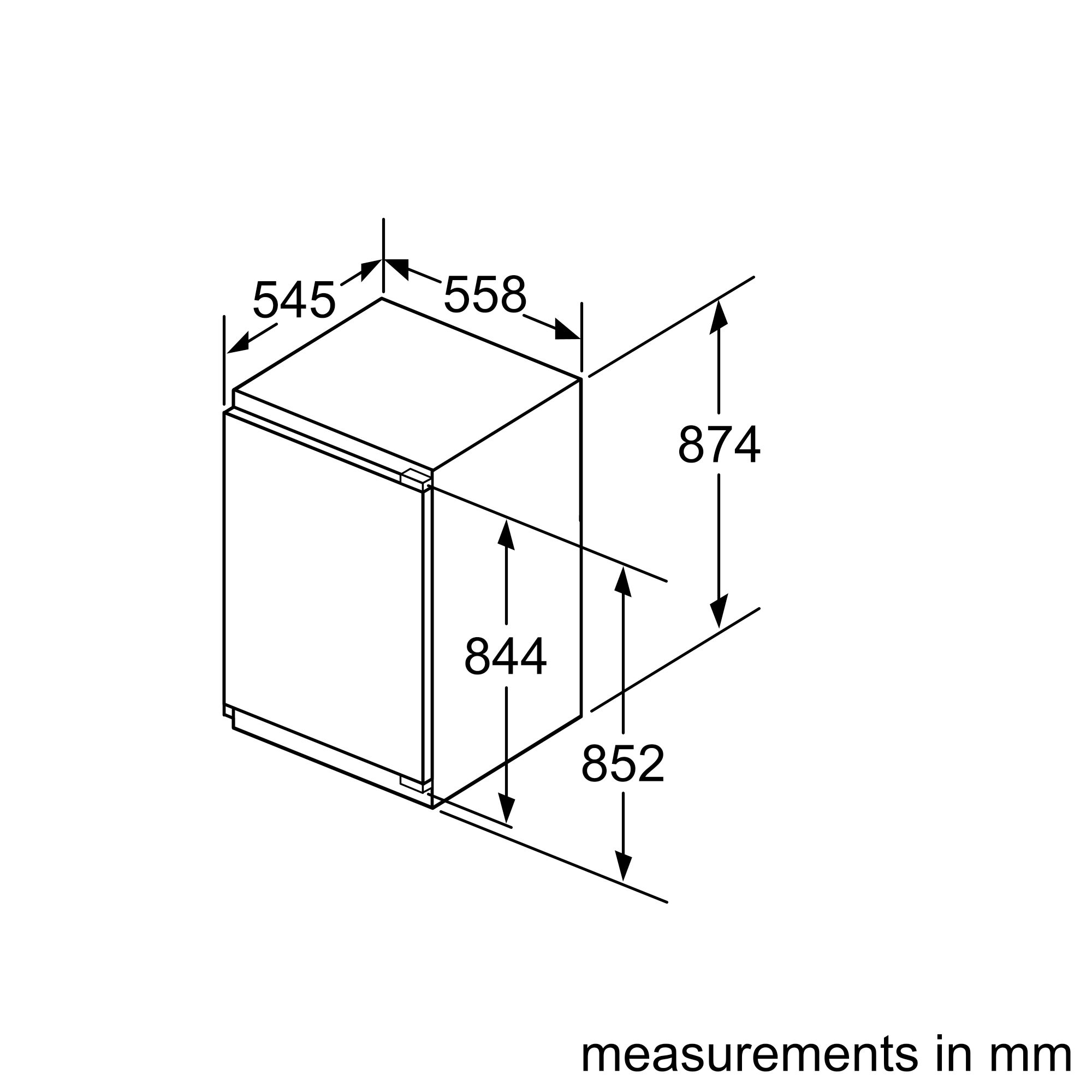 Bosch Series 6, Built-in freezer, 87.4 x 55.8 cm, flat hinge thumbnail image