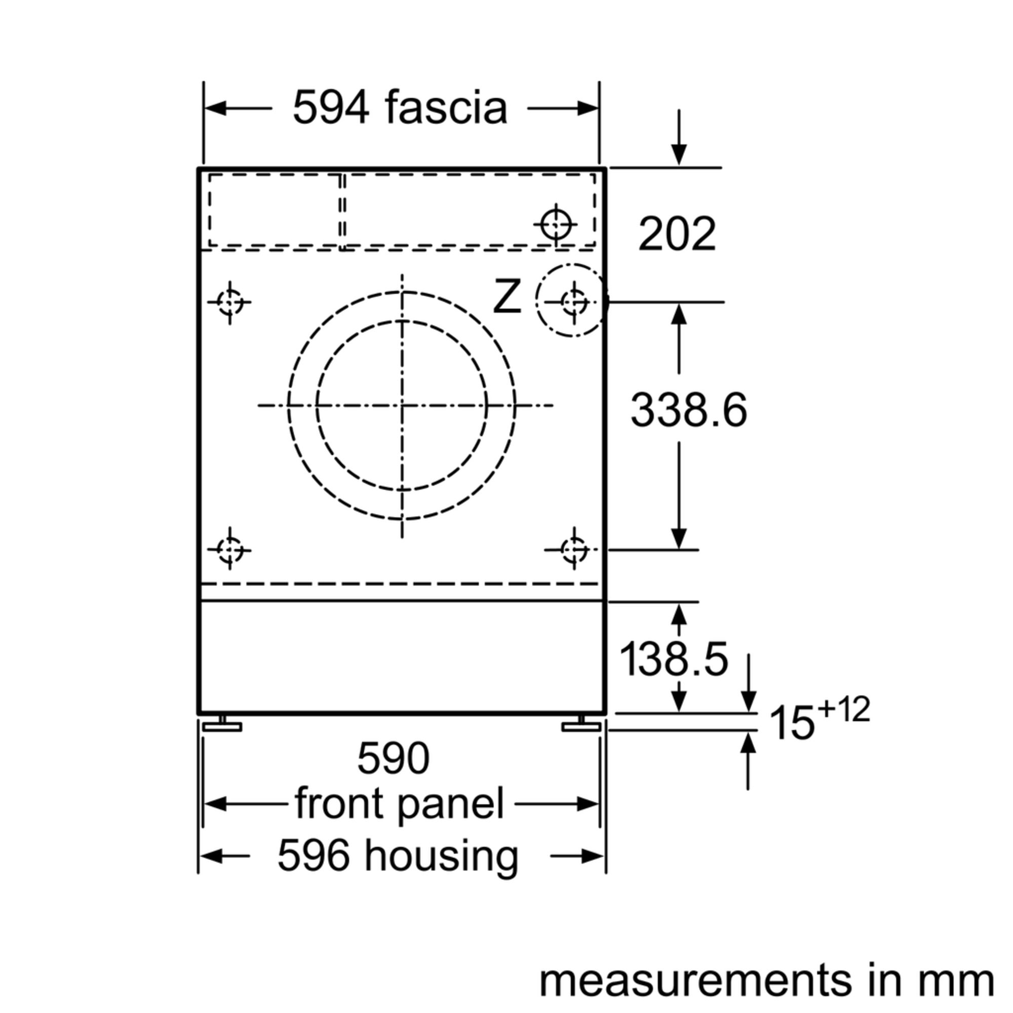 Neff Built-in washing machine, 8 kg, 1400 rpm thumbnail image