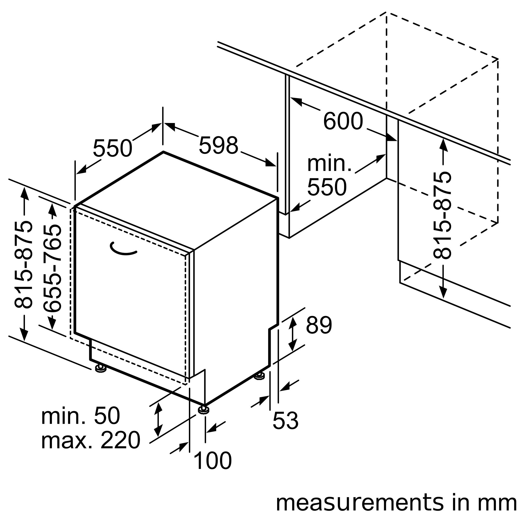 Bosch Series 4 SMH4HVX14G 14 Place Setting Built-in Dishwasher  thumbnail image