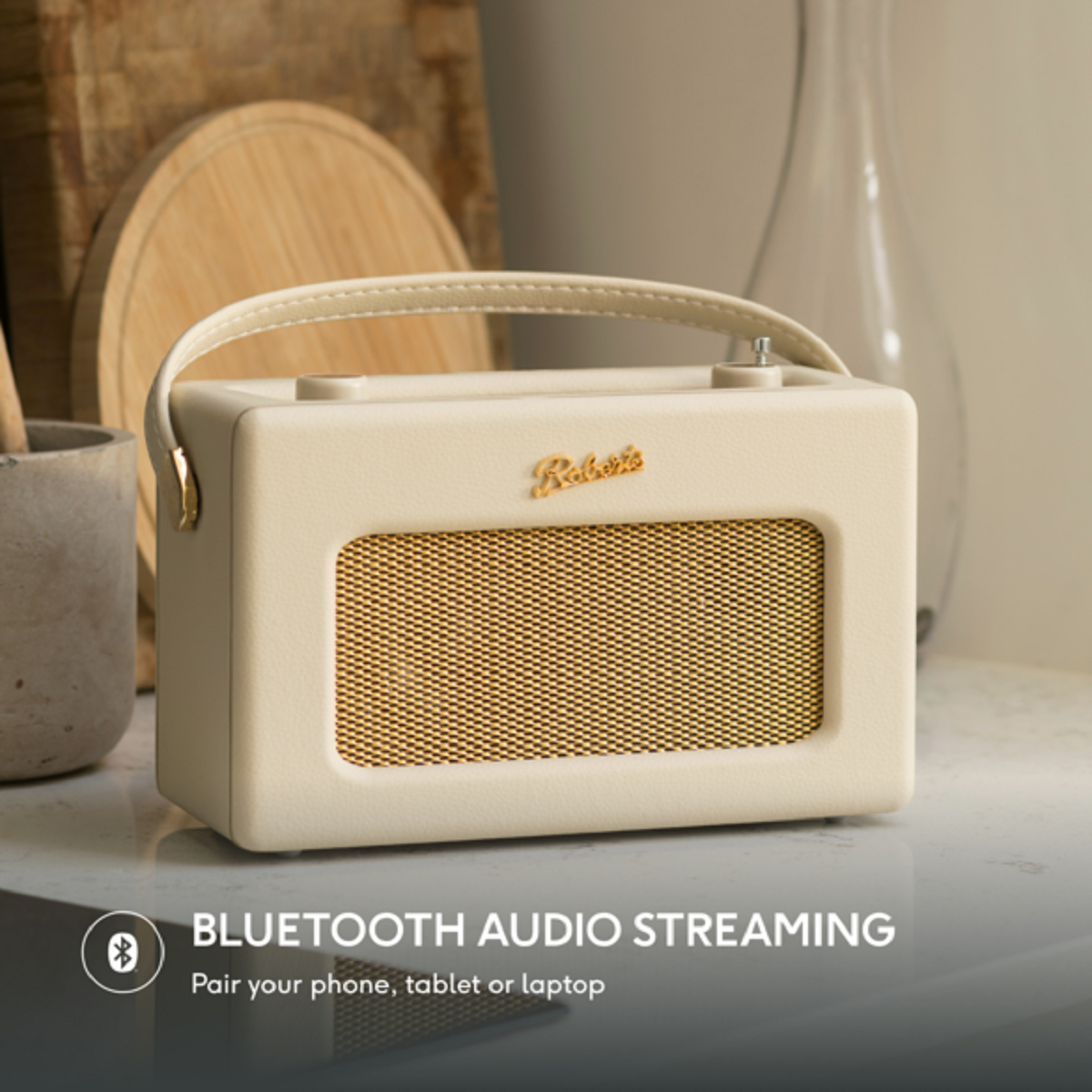 Roberts Revival Uno BT DAB/DAB+/Bluetooth - Pastel Cream thumbnail image