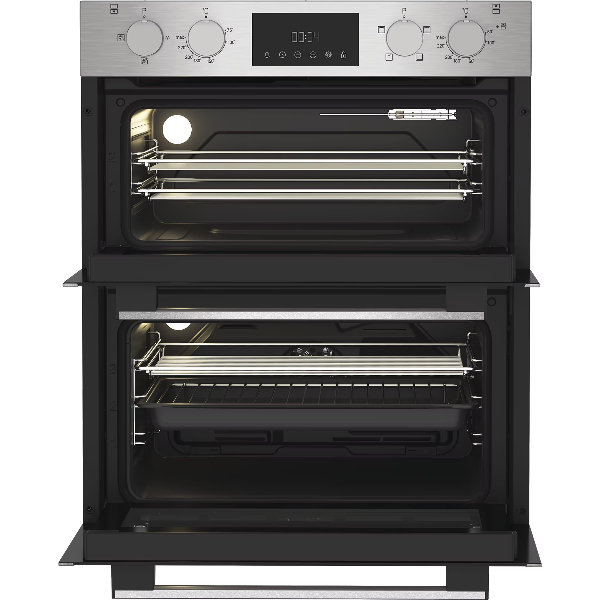 Hotpoint DUH 10D IX Built Under Electric Fan Double Oven - Stainless Steel thumbnail image