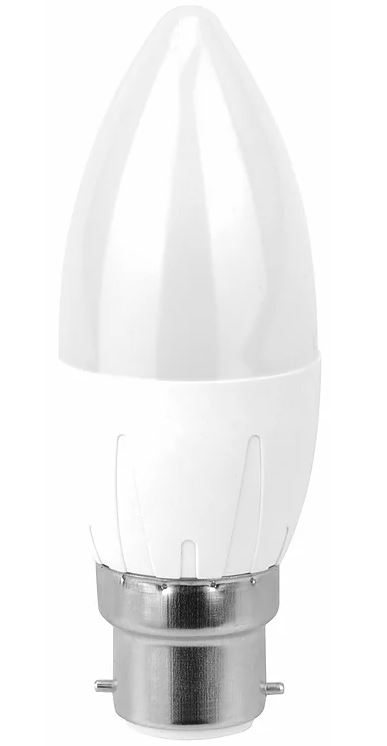 3 PACK x 6W BC Candle LED Bulb Warm White thumbnail image