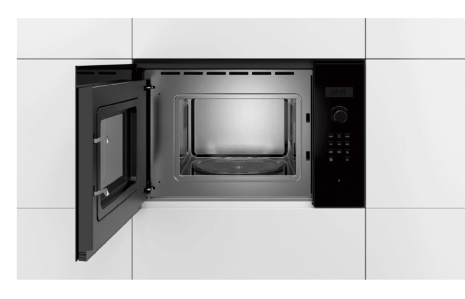 Bosch Serie 4 Built-in microwave, 60 x 38 cm, Black, Fits In Wall Unit thumbnail image