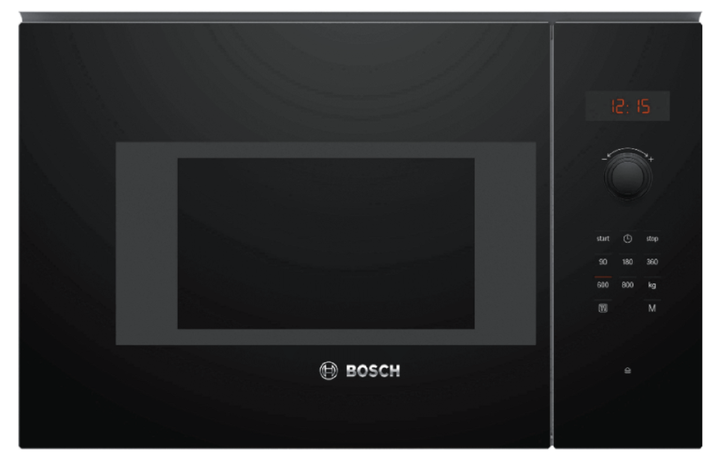 Bosch Serie 4 Built-in microwave, 60 x 38 cm, Black, Fits In Wall Unit thumbnail image