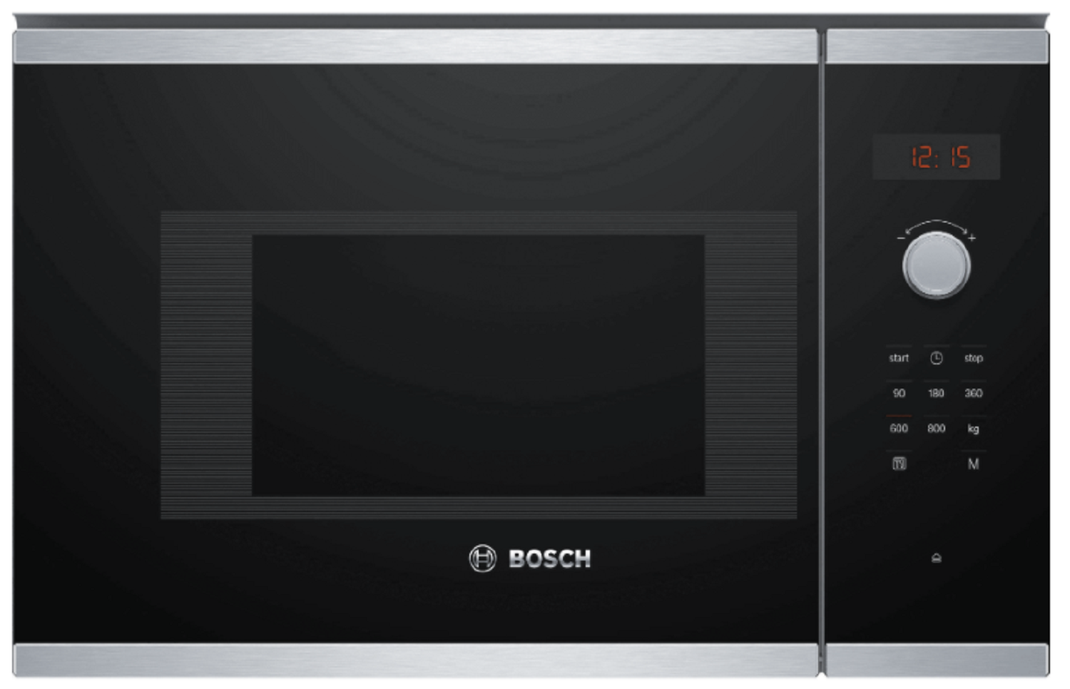 Bosch Serie 4 Built-in microwave, 60 x 38 cm, Stainless Steel, Fits In Wall Unit thumbnail image