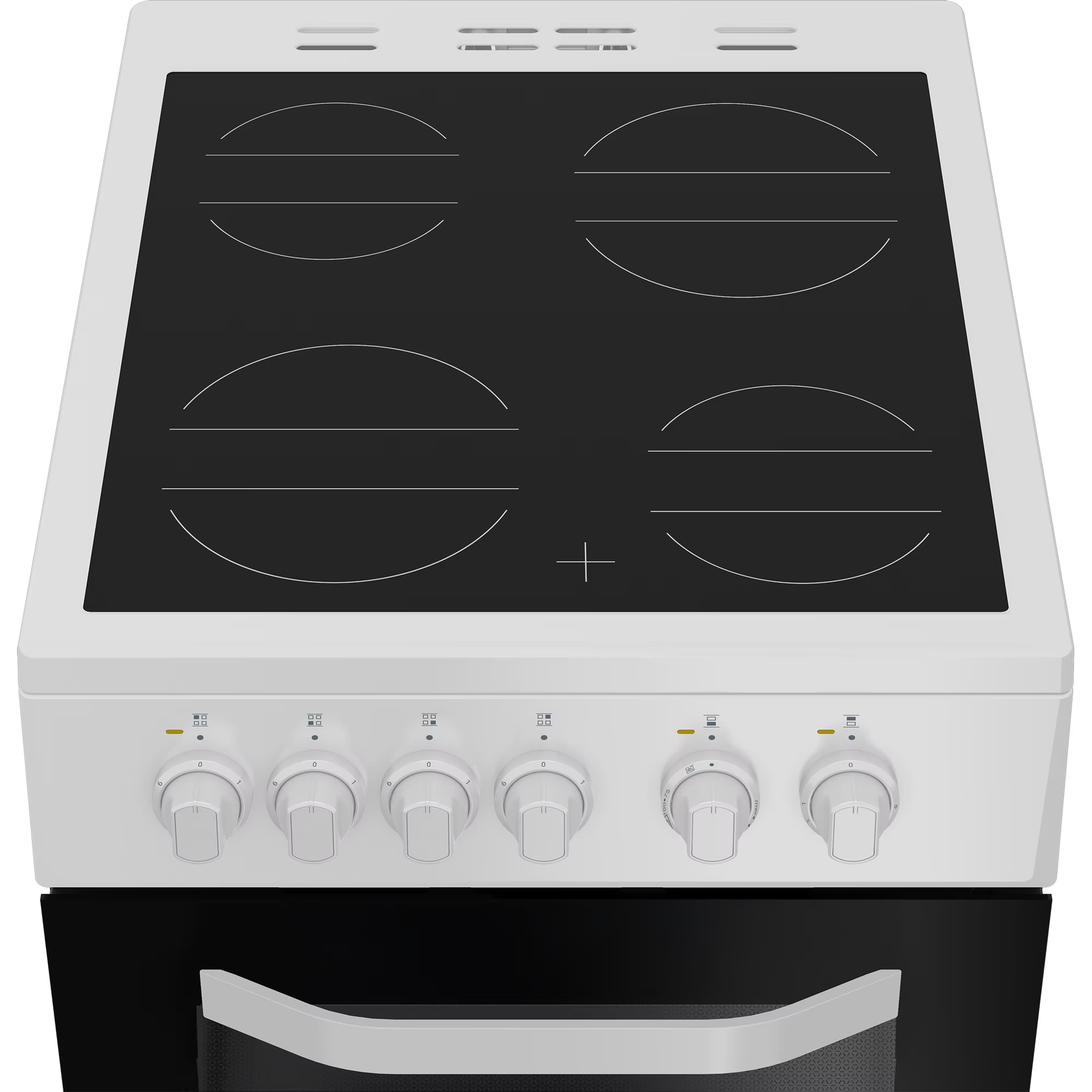 Hotpoint Electric Freestanding Cooker - Twin Cavity White 50cm thumbnail image