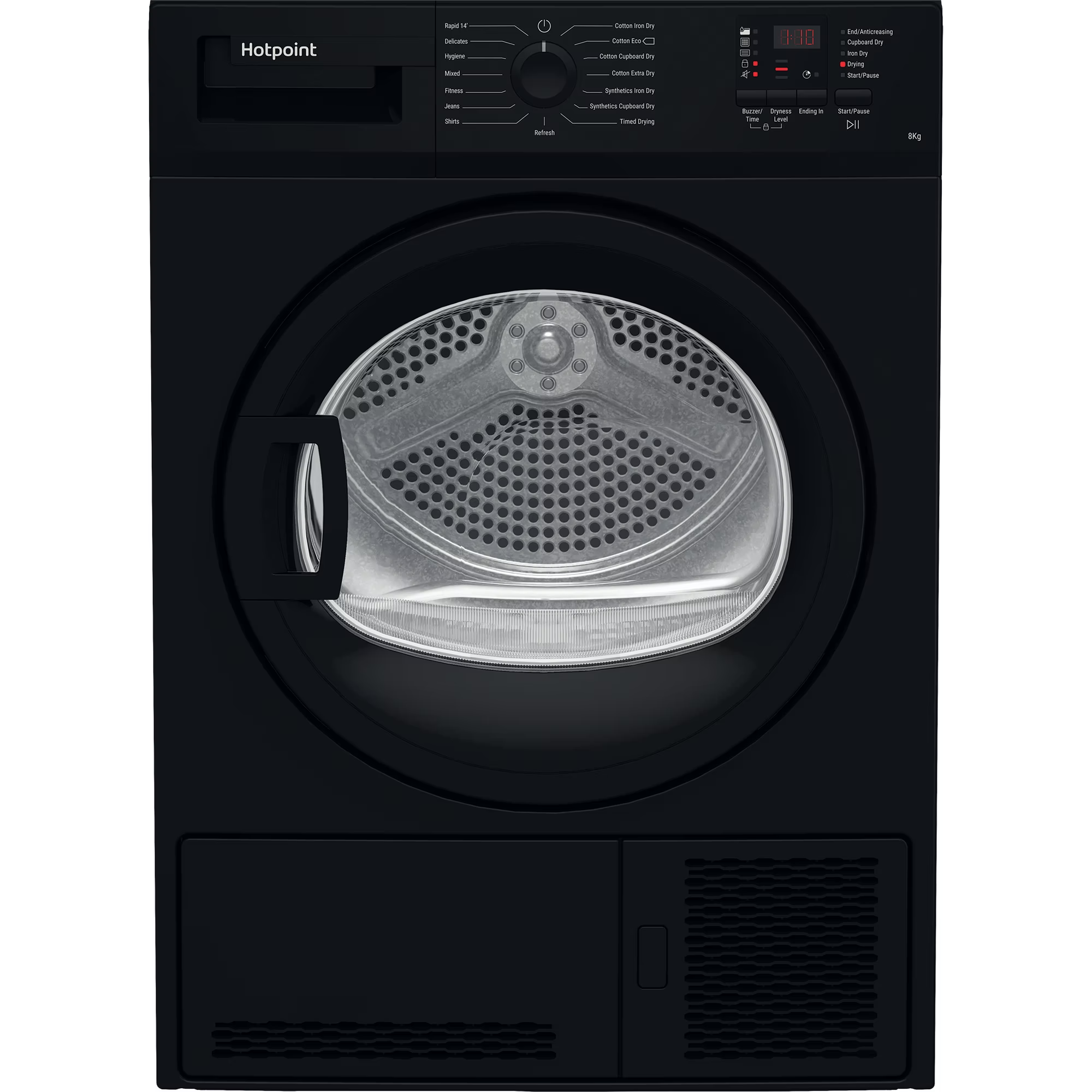 Hotpoint Condenser Dryer - Black 8KG Sensor Dry 15 cycles thumbnail image