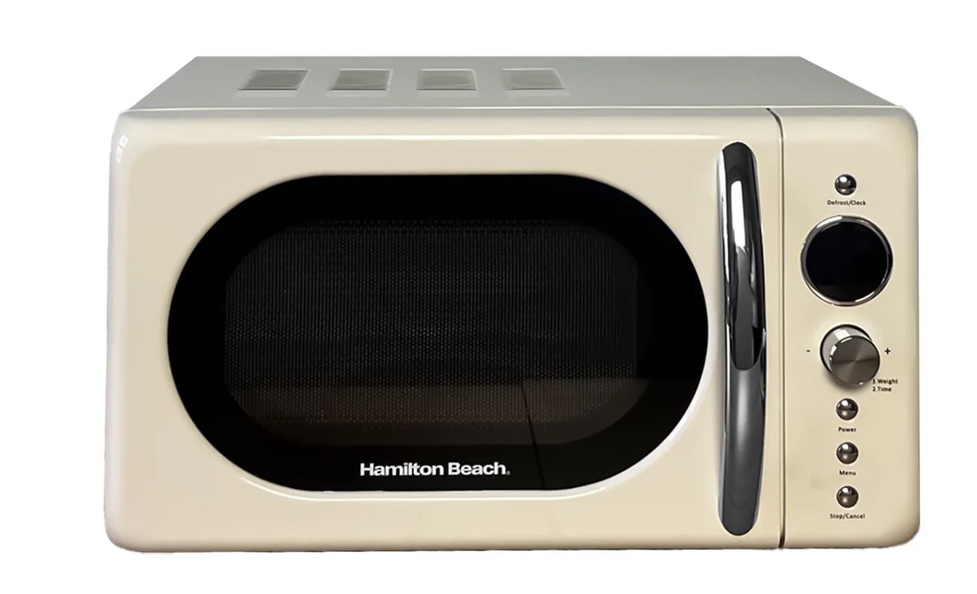 Hamilton Beach 20L Retro Cream Microwave thumbnail image