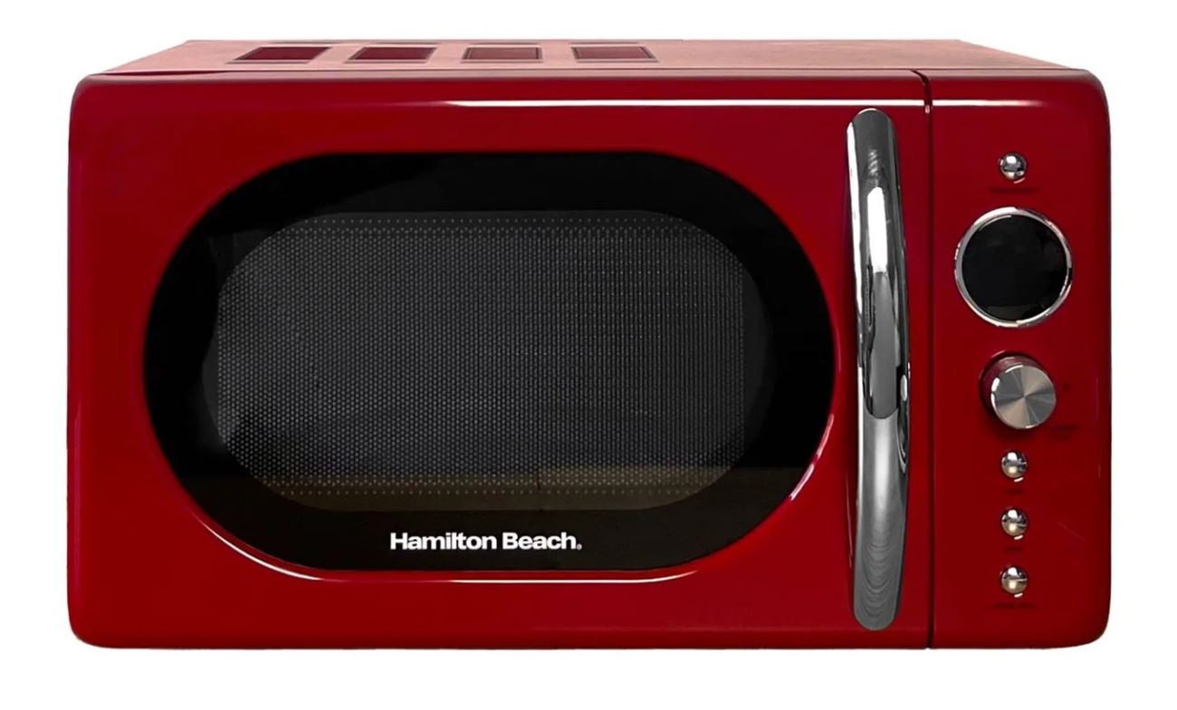 Hamilton Beach 20L Retro Red Microwave thumbnail image