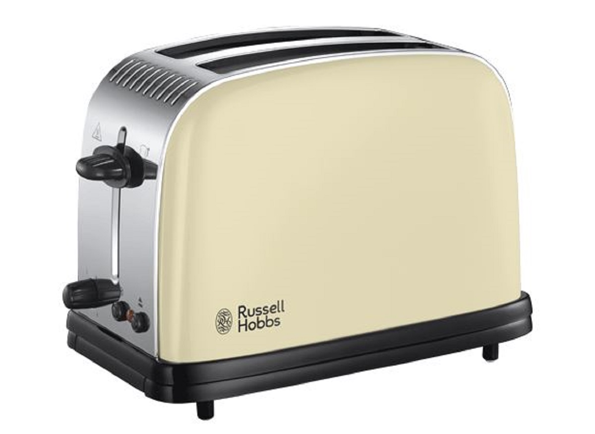 Russell Hobbs Stainless Steel Cream 2 Slice Toaster thumbnail image