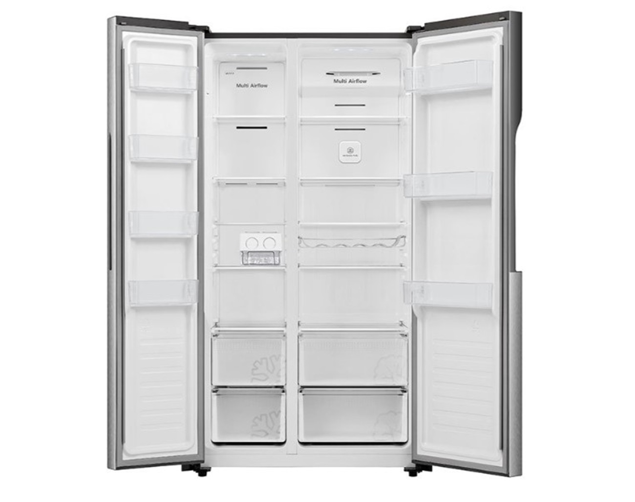 Teknix THSBS1791PX, 2 Door Side by Side Fridge Freezer, Stainless Steel thumbnail image