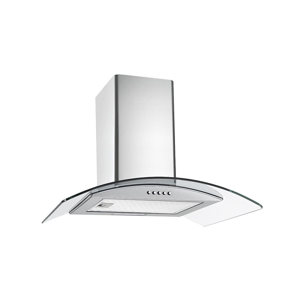 Teknix TKCGH26X Curved Glass Hood 60Cm Stainless Steel thumbnail image