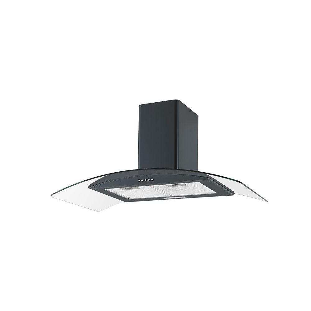 Teknix TKCGH29B Curved Glass Hood 90Cm Black thumbnail image