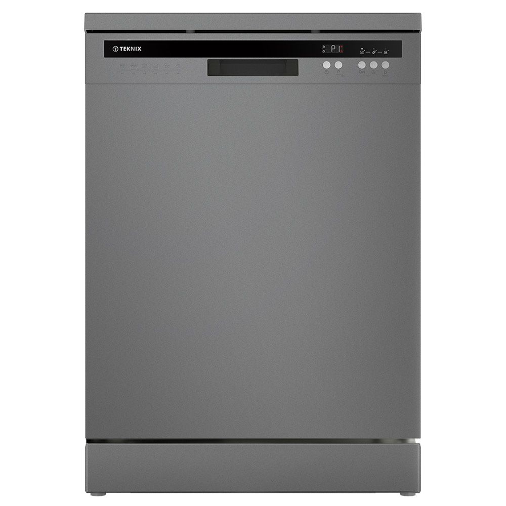 Teknix TX3FD618S Freestanding Dishwasher 60cm Silver thumbnail image