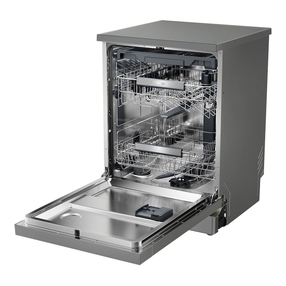 Teknix TX3FD618S Freestanding Dishwasher 60cm Silver thumbnail image