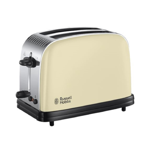 Russell Hobbs Stainless Steel Cream 2 Slice Toaster