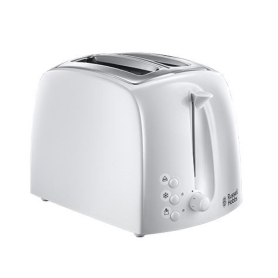 Russell Hobbs Textures 2 slice Toaster - White - 0