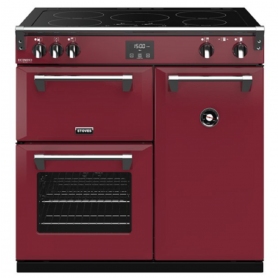 Stoves Richmond Deluxe S900ei Induction Range Cooker Chilli Red