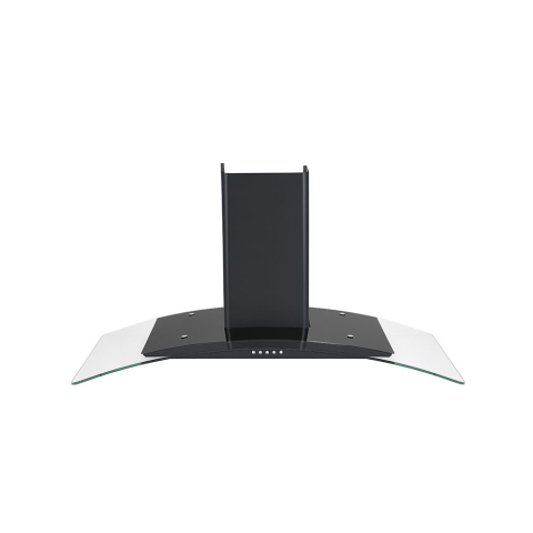 Teknix TKCGH29B Curved Glass Hood 90Cm Black